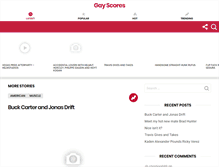 Tablet Screenshot of gayscores.com